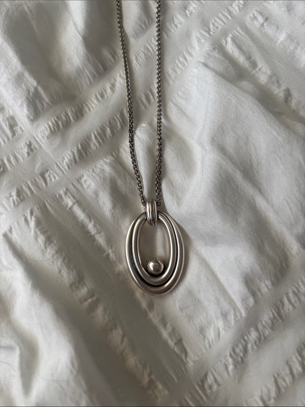 Brighton Pretty Tough Oval Drop Necklace